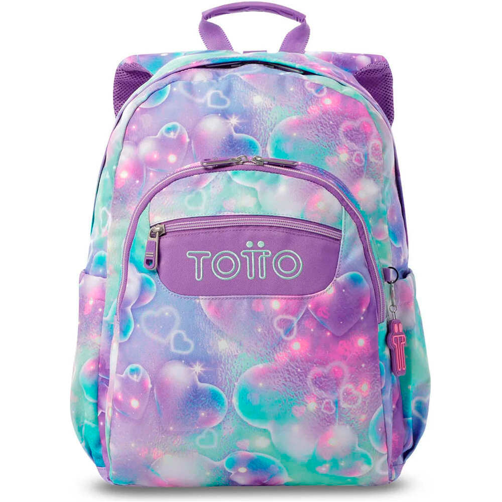 Totto mochila deporte ACUARELES MORADO 01