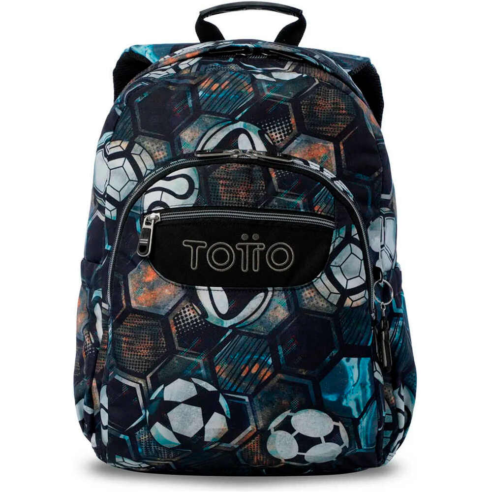 Totto mochila deporte ACUARELES NEGRO 01
