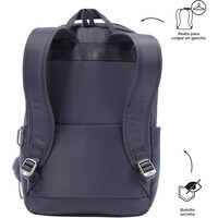 Totto mochila deporte MORRAL ADELAIDE 3 2.0 NEGRO 01