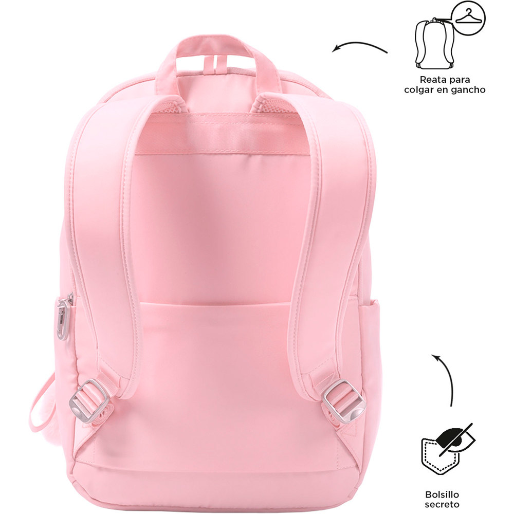 Totto mochila deporte MORRAL ADELAIDE 3 2.0 ROSA 01