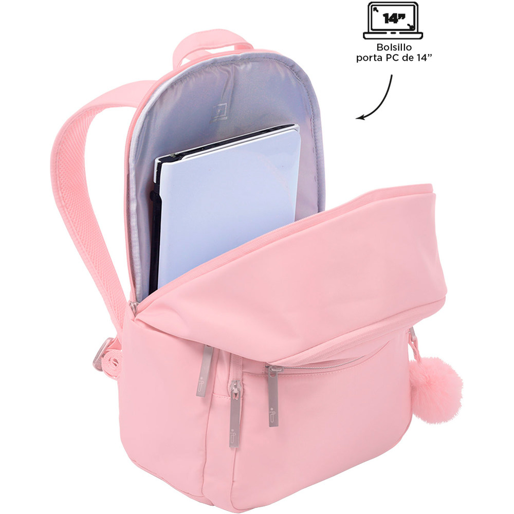 Totto mochila deporte MORRAL ADELAIDE 3 2.0 ROSA 03