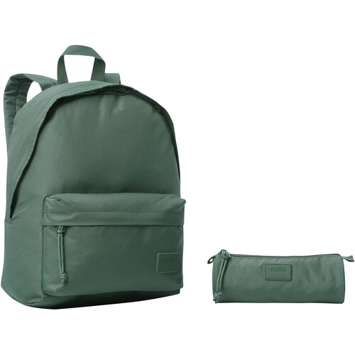 TOTTO PACK X 2 MORRAL + MULTIUSO KALEX verde
