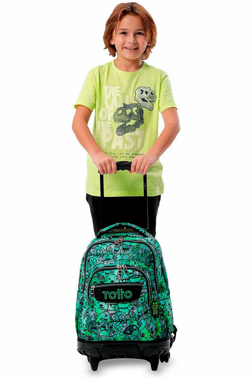 TOTTO RUEDAS BOMPER RENGLONES verde