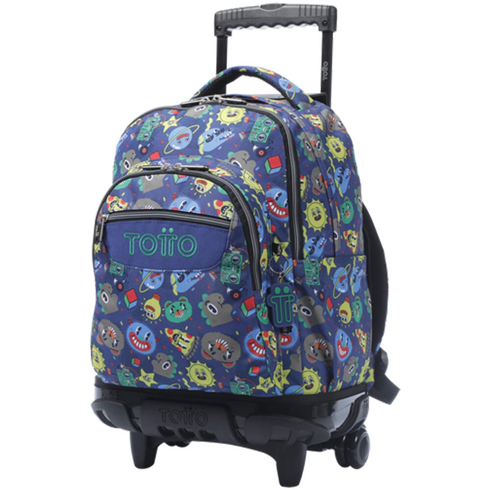 Totto mochila deporte RUEDAS RENGLONES  01