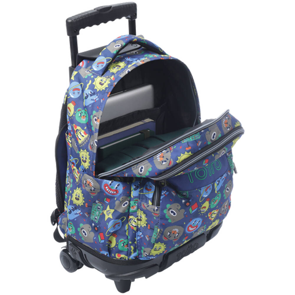 Totto mochila deporte RUEDAS RENGLONES  04