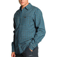Trango camisa montaña manga larga hombre RUNKEL AZUL vista detalle
