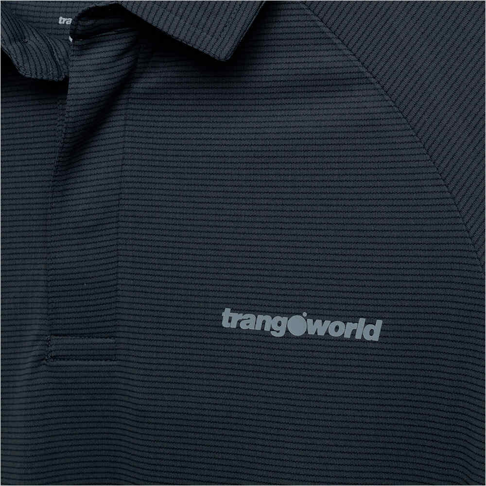 Trango camiseta montaña manga corta hombre BONETE GRIS vista detalle