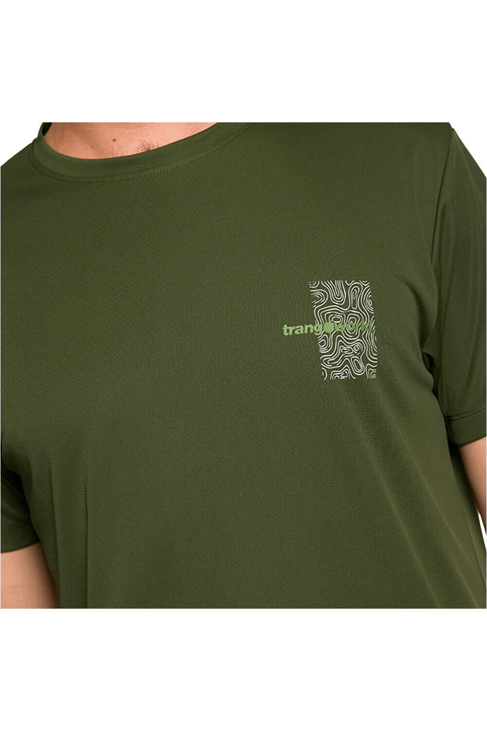 Trango camiseta montaña manga corta hombre KEILOR VERDE 03