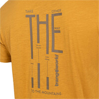 Trango camiseta montaña manga corta hombre LUBERON AMARILLO 03