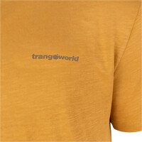 Trango camiseta montaña manga corta hombre LUBERON AMARILLO vista detalle
