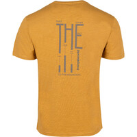 Trango camiseta montaña manga corta hombre LUBERON AMARILLO vista trasera