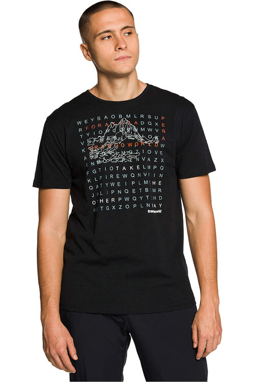 Trango camiseta montaña manga corta hombre SAMOA NEGRO