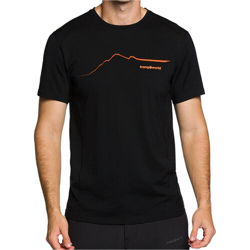 Trango camiseta montaña manga corta hombre SERNEUS NEGRO