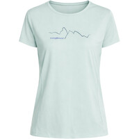 Trango camiseta montaña manga corta mujer GLATEN AZUL