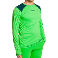 Trango camiseta montaña manga larga hombre TRX2 EVO LONG VERDE vista detalle