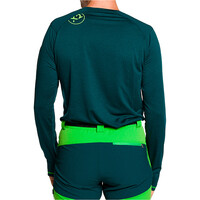 Trango camiseta montaña manga larga hombre TRX2 EVO LONG VERDE vista trasera