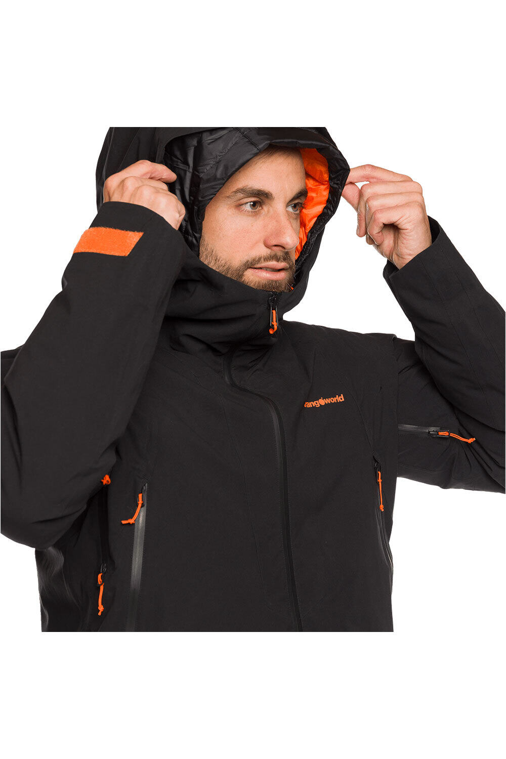 Trango chaqueta impermeable hombre ALADREN NEGRO 04