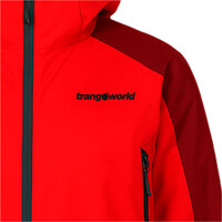 Trango chaqueta impermeable hombre ALADREN ROJO vista trasera