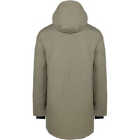Trango chaqueta impermeable hombre PARKA LACHAT TERMIC MARRON vista trasera