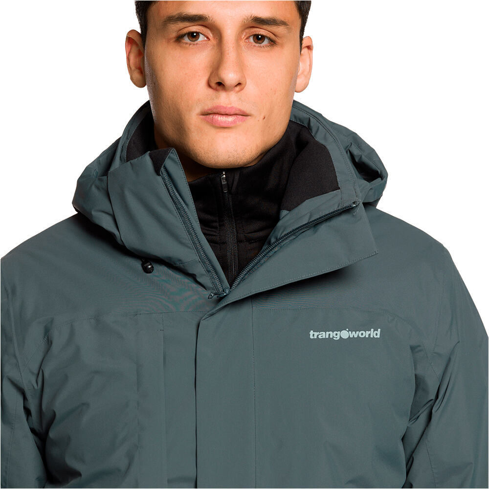 Trango chaqueta impermeable insulada hombre BALERNA TERMIC GRIS 06