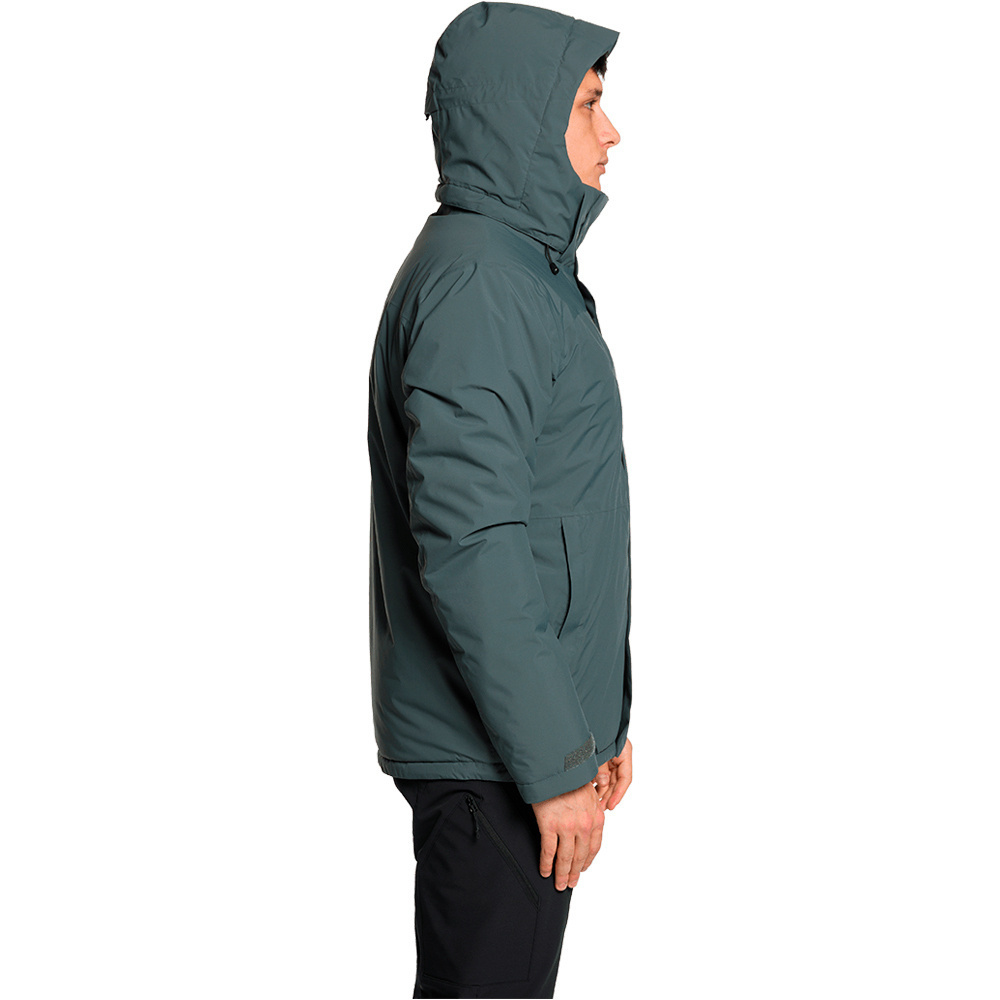 Trango chaqueta impermeable insulada hombre BALERNA TERMIC GRIS vista detalle