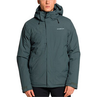 Trango chaqueta impermeable insulada hombre BALERNA TERMIC GRIS vista frontal