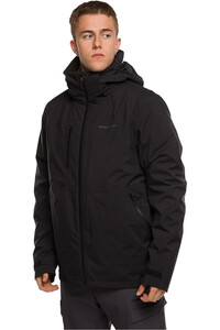 Trango chaqueta impermeable insulada hombre SALAMA COMPLET NEGRO vista detalle