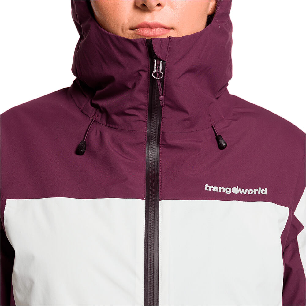 Trango chaqueta impermeable mujer GAWLER TERMIC MORADO 04