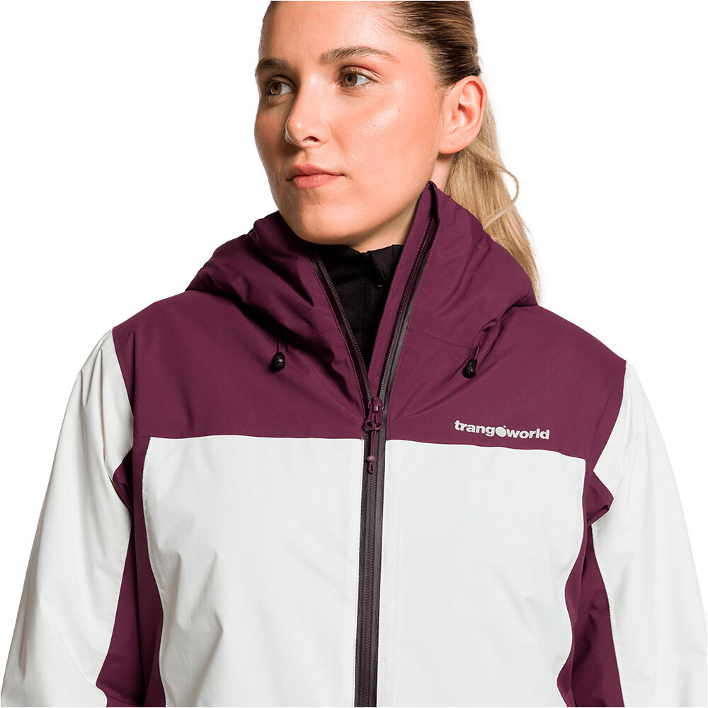Trango chaqueta impermeable mujer GAWLER TERMIC MORADO 05