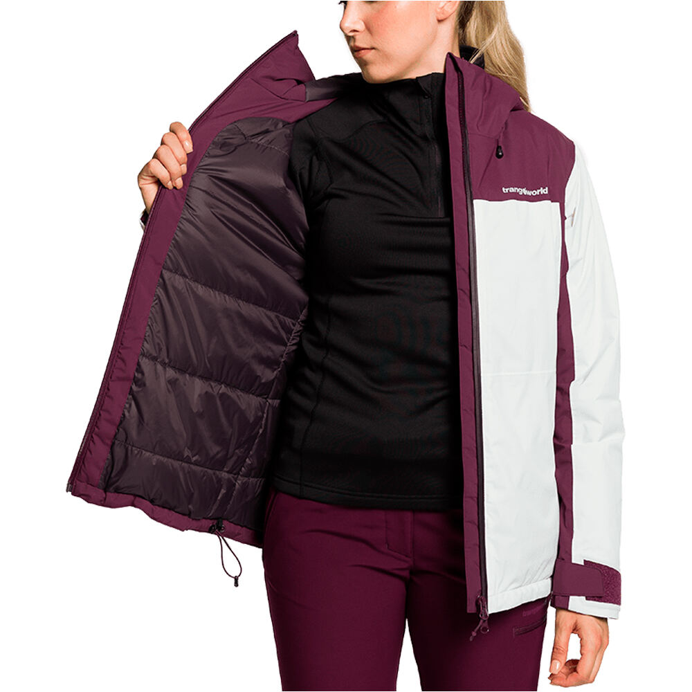Trango chaqueta impermeable mujer GAWLER TERMIC MORADO 08