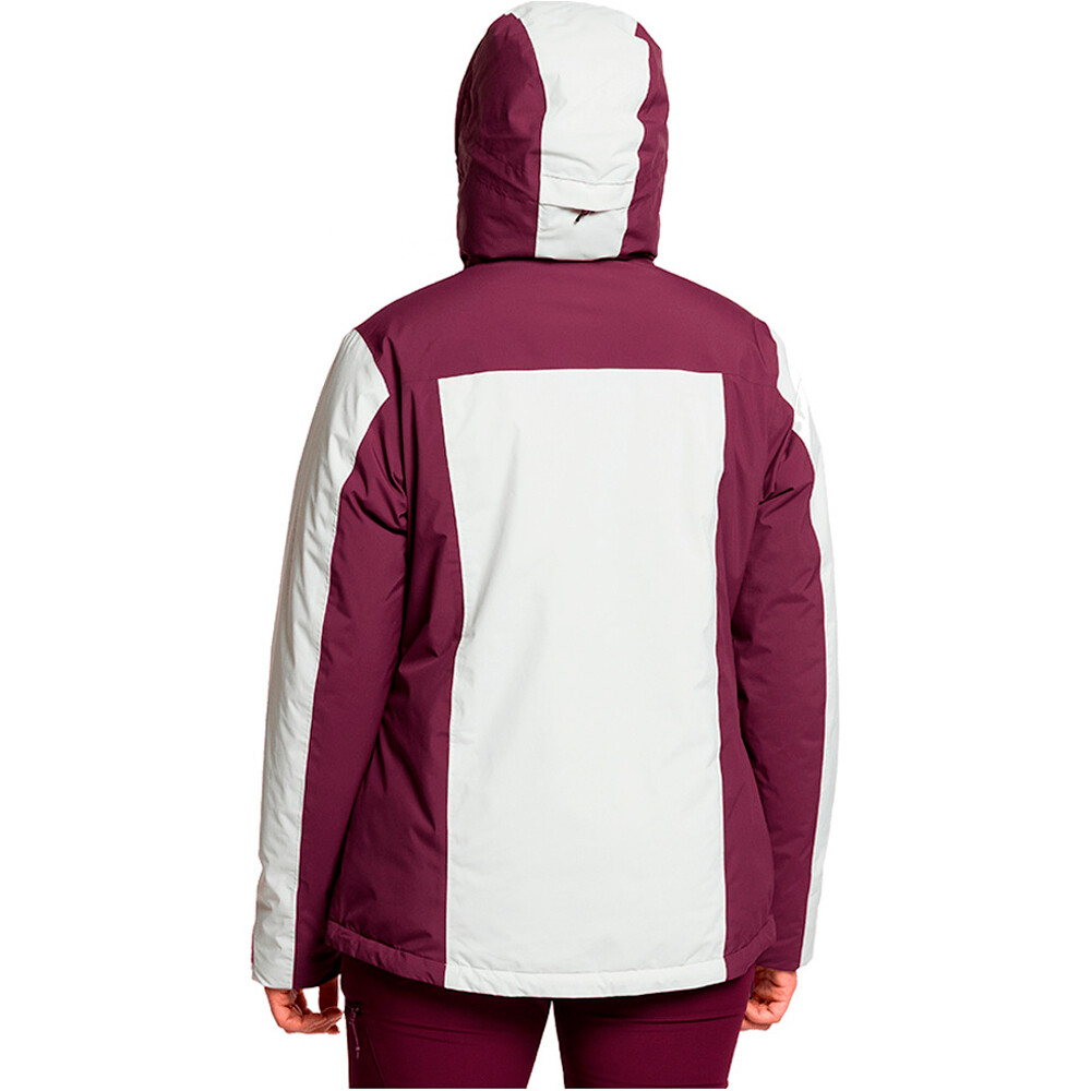 Trango chaqueta impermeable mujer GAWLER TERMIC MORADO vista trasera