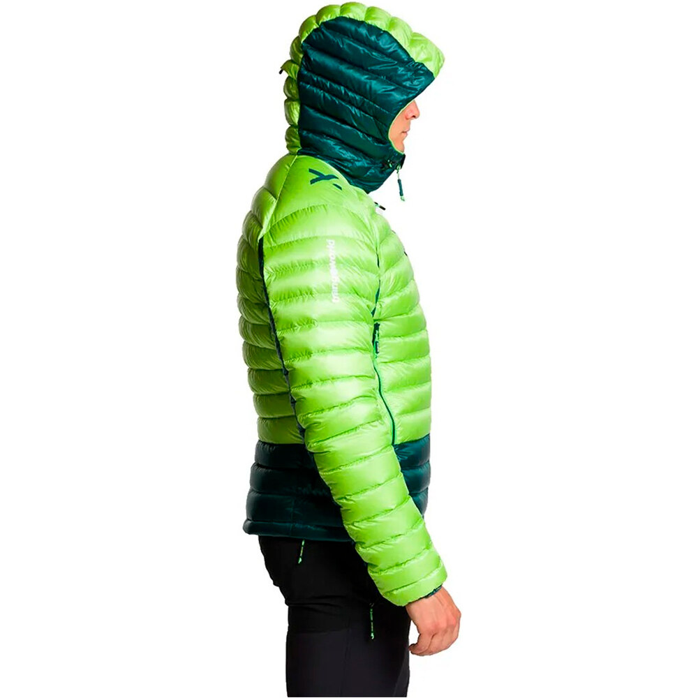 Trango chaqueta outdoor hombre TRX2 800 EVO VERDE vista detalle