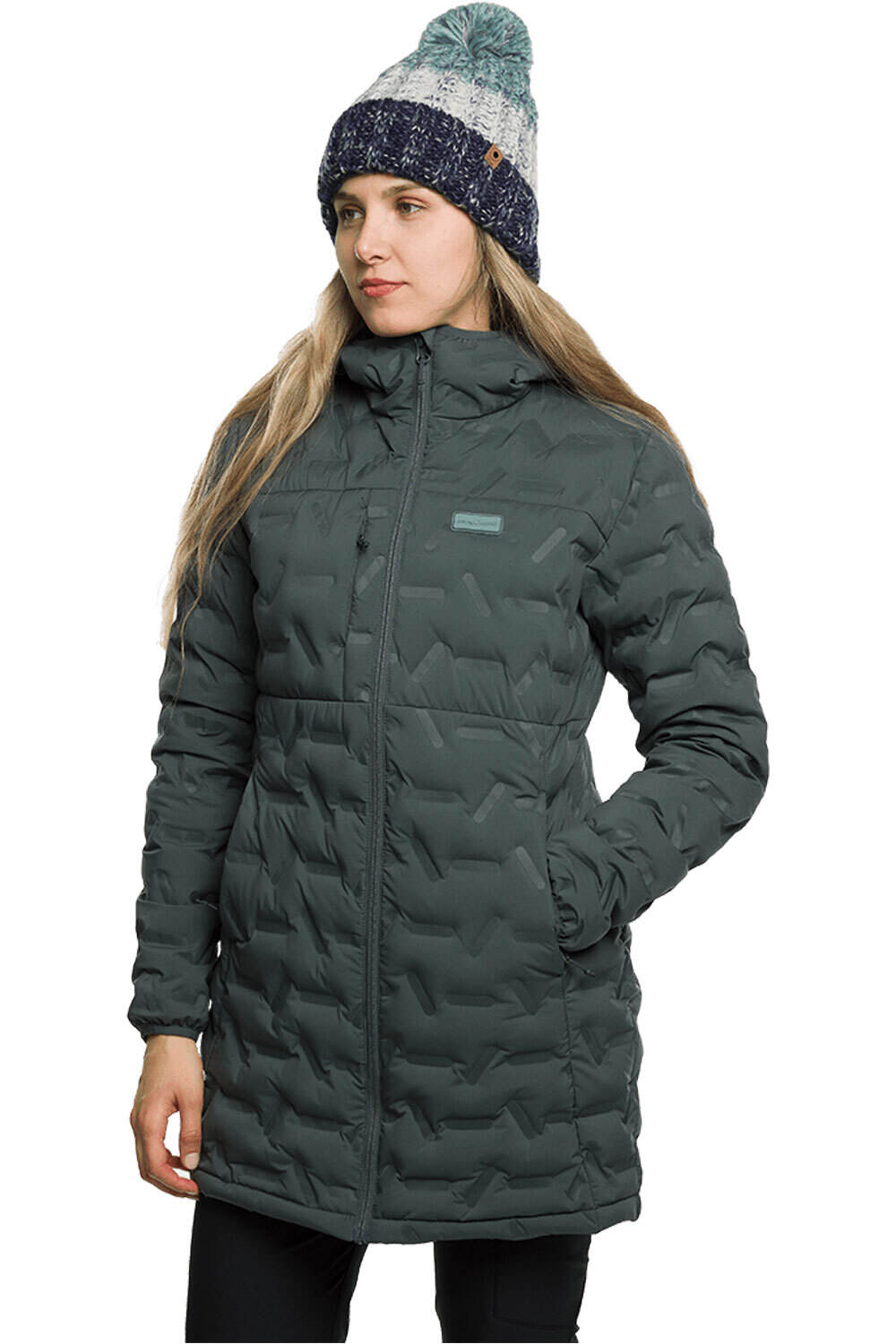 Trango chaqueta outdoor mujer ARCAS VERDE vista frontal