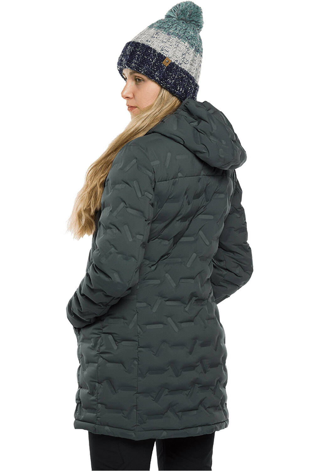 Trango chaqueta outdoor mujer ARCAS VERDE vista trasera