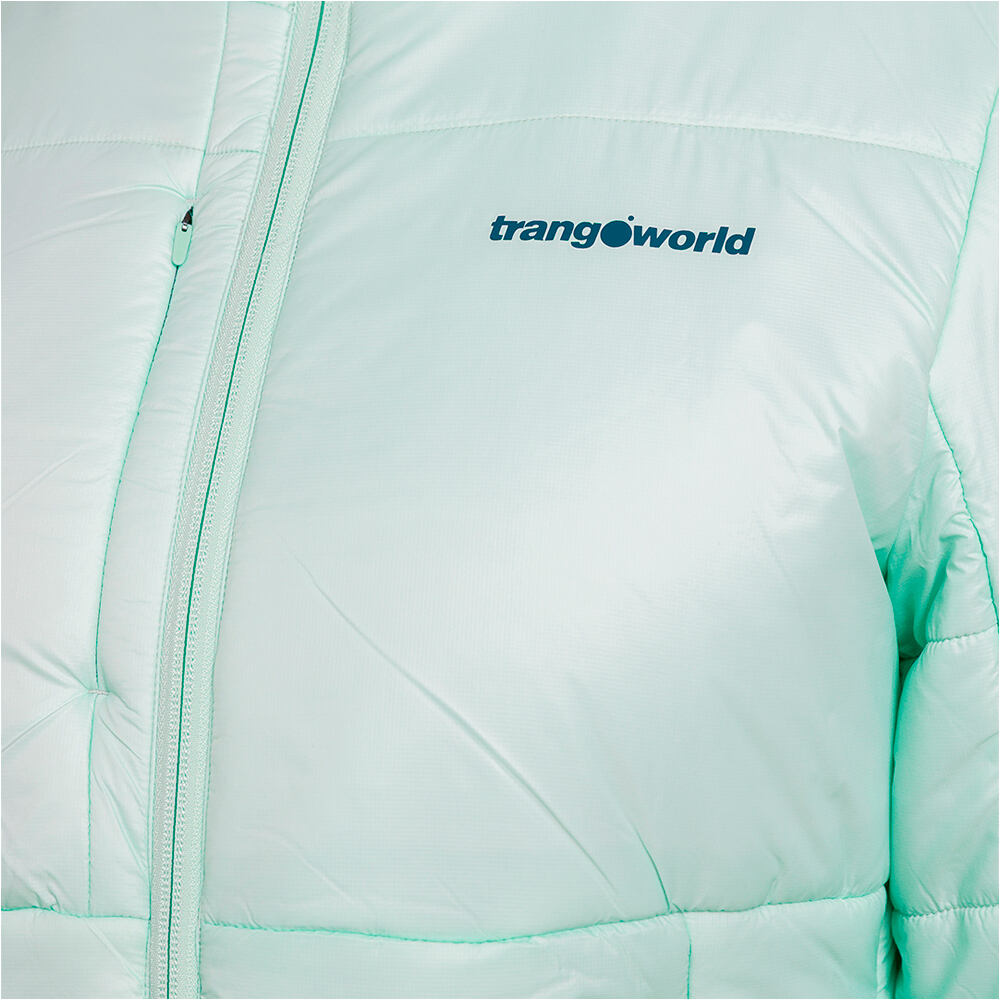 Trango chaqueta outdoor mujer CABERA VERDE vista detalle