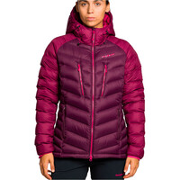Trango chaqueta outdoor mujer LEYNAR V02 MORADO vista frontal