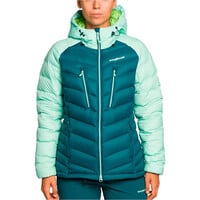 Trango chaqueta outdoor mujer LEYNAR V02 VERDE vista frontal