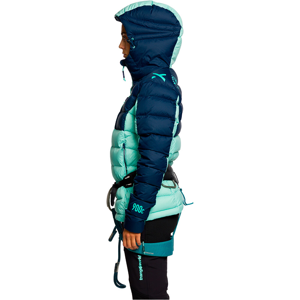 Trango chaqueta outdoor mujer TRX2 900 EVO AZUL vista detalle