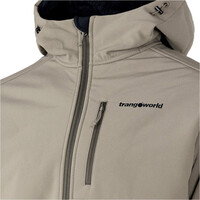 Trango chaqueta softshell hombre CHAQUETA LANARCE V02 MARRON vista detalle