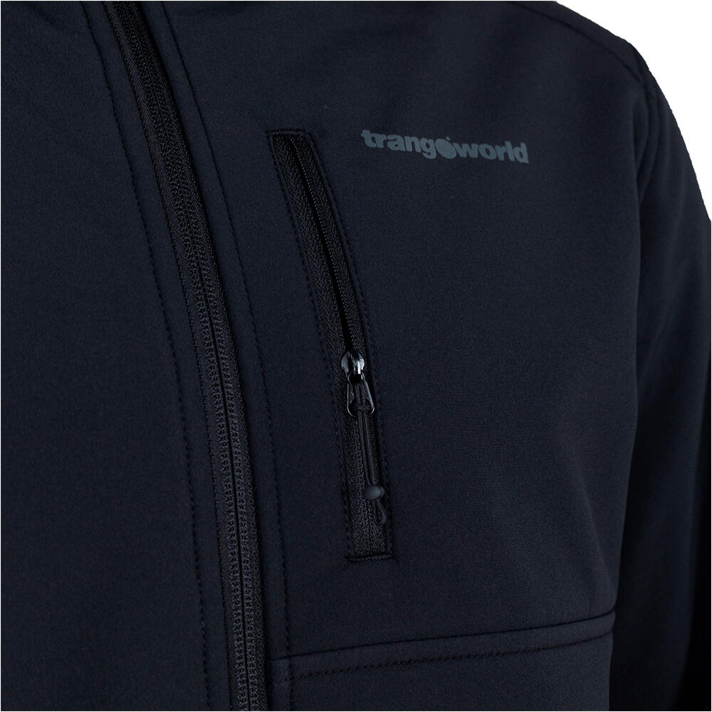 Trango chaqueta softshell hombre CHAQUETA LANARCE V02 NEGRO 05