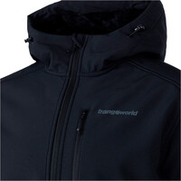 Trango chaqueta softshell hombre CHAQUETA LANARCE V02 NEGRO vista detalle