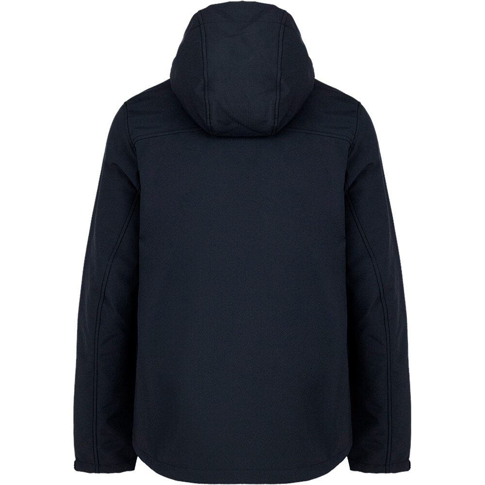 Trango chaqueta softshell hombre CHAQUETA LANARCE V02 NEGRO vista trasera