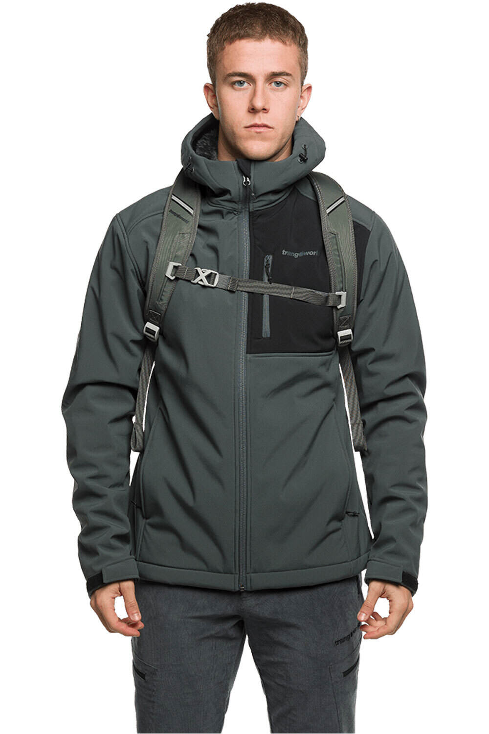 Trango chaqueta softshell hombre LANARCE VERDE 03