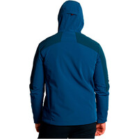 Trango chaqueta softshell hombre NORWICH V02 AZUL vista trasera