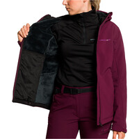 Trango chaqueta softshell mujer BROOME MORADO vista detalle