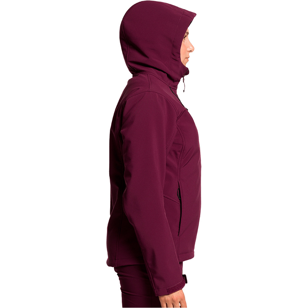 Trango chaqueta softshell mujer BROOME MORADO vista trasera