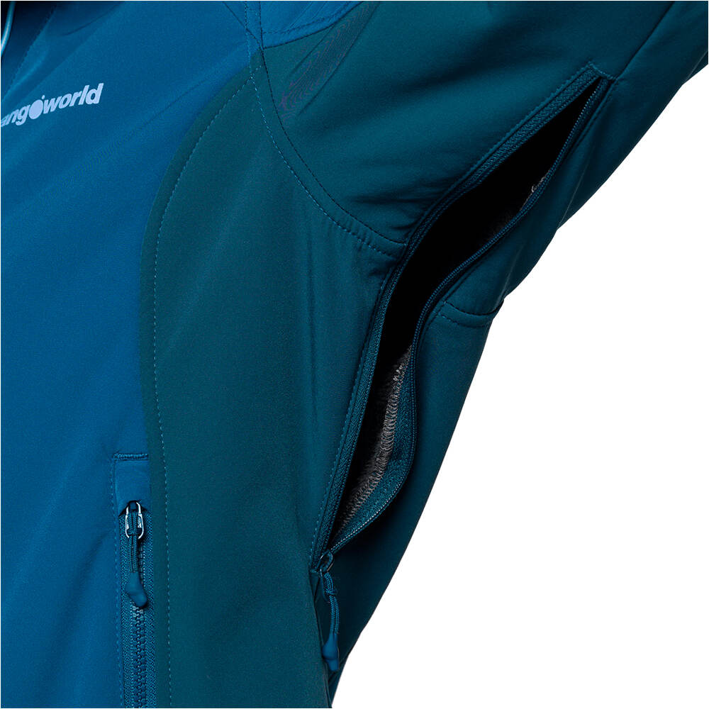 Trango chaqueta softshell mujer SEGNES AZUL 09