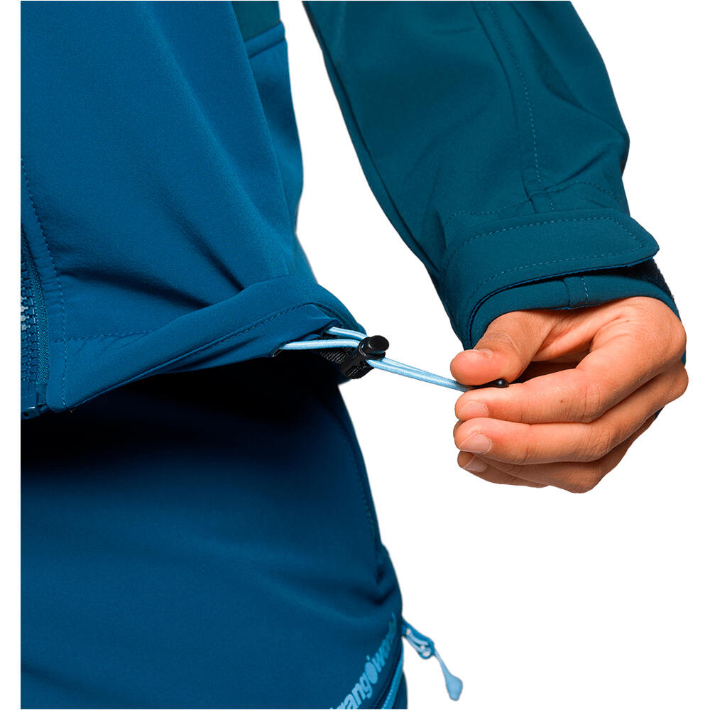 Trango chaqueta softshell mujer SEGNES AZUL 11
