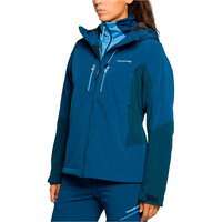 Trango chaqueta softshell mujer SEGNES AZUL vista detalle