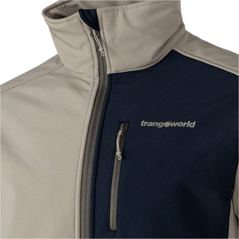 Trango forro polar hombre CHAQUETA PRADELLES V02 MARRON vista detalle